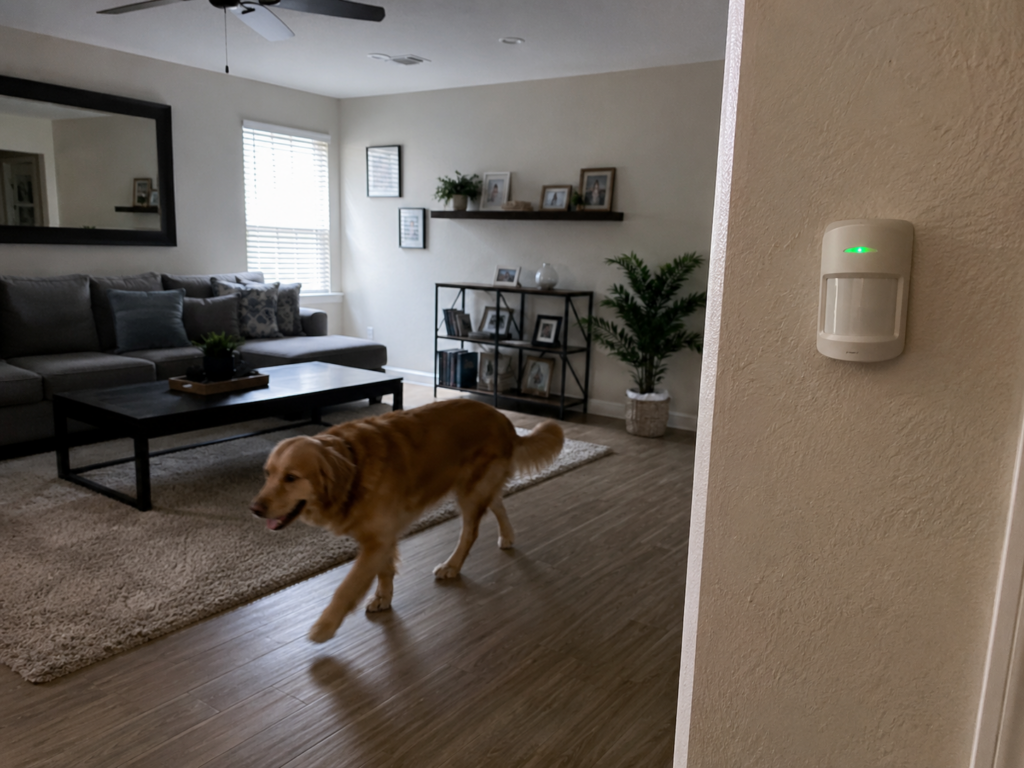 alarma con sensor de movimiento