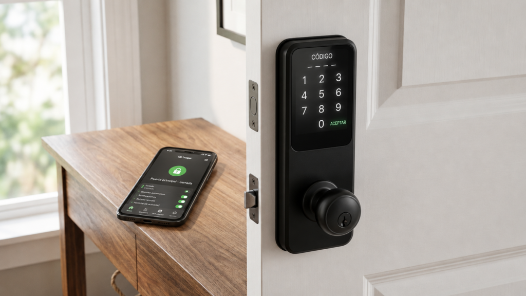 cerradura electrónica con clave